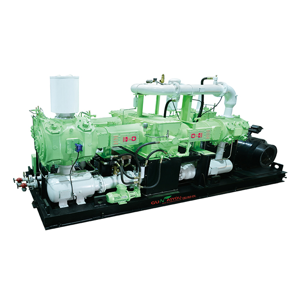 Vandret modsat fire-trins kompression oliefri motor (heavy-duty vandkølet type)