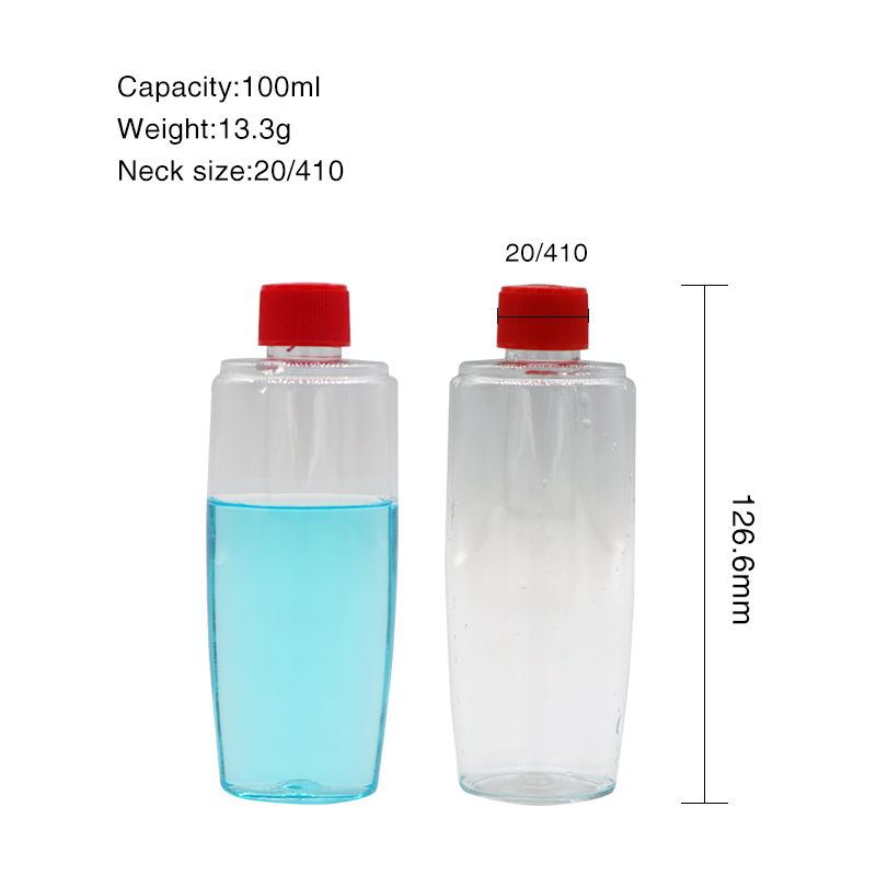 Plastik PET şişe malzemeden hazırlanmış sertleştirilmiş malzeme.