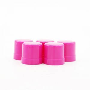 Műanyag csavaros felső kupak rózsaszín palackfedél sampon kozmetikai flakon nagykereskedelme