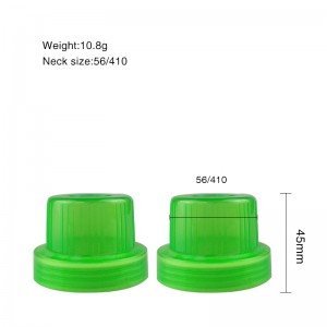 56mm प्लास्टिक डिटर्जेंट बोतल क्याप ठूलो प्लास्टिक ढक्कन सफाई क्याप
