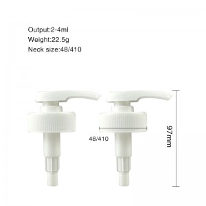 48mm Big Size PP Plastic Press Pump Dispenser Lotion Pump Head Para sa Shampoo