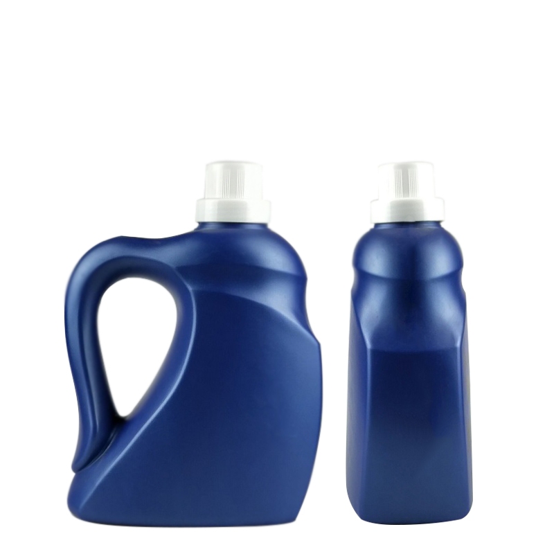 4L Big volume Plastic Laundry Detergent Bottle With Handle Cloth Cleaner Container
