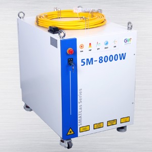 8000W high power multimode CW fiber laser source