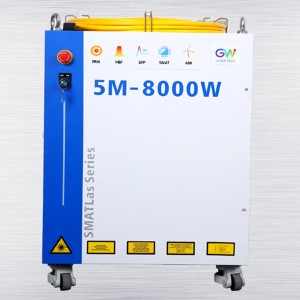 8000W high power multimode CW fiber laser source