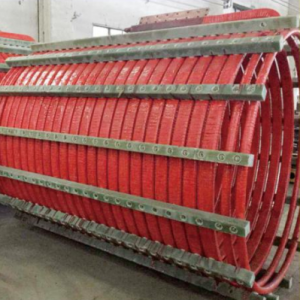 Induction coil of medium frequency furnace