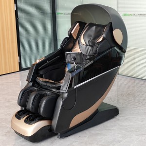 Luxury Smart 4D FAMILY SL Track Massage Chair chaw cabin xoom lub ntiajteb txawj nqus puv lub cev Massage Chair