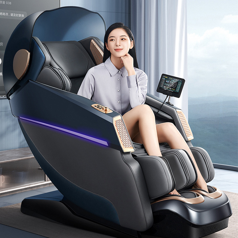 Discountable price Massage Chair Second Hand - Luxury Smart 4D FAMILY SL Track Massage Chair space cabin zero gravity Full Body Massage Chair – Belove
