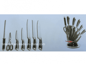 Stainless Steel Kitchen Knives Set with Painting No. Fj-0046