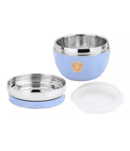 Stainless Steel Children Bowl Lunch Box With Spacer Layer-No. Scb24-Tableware