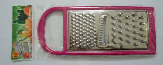 Super Purchasing for Double Cup Coffee Maker -
 Flat Stainless Steel Vetagetable Grater with Plastic Handle No. G010 – Long Prosper