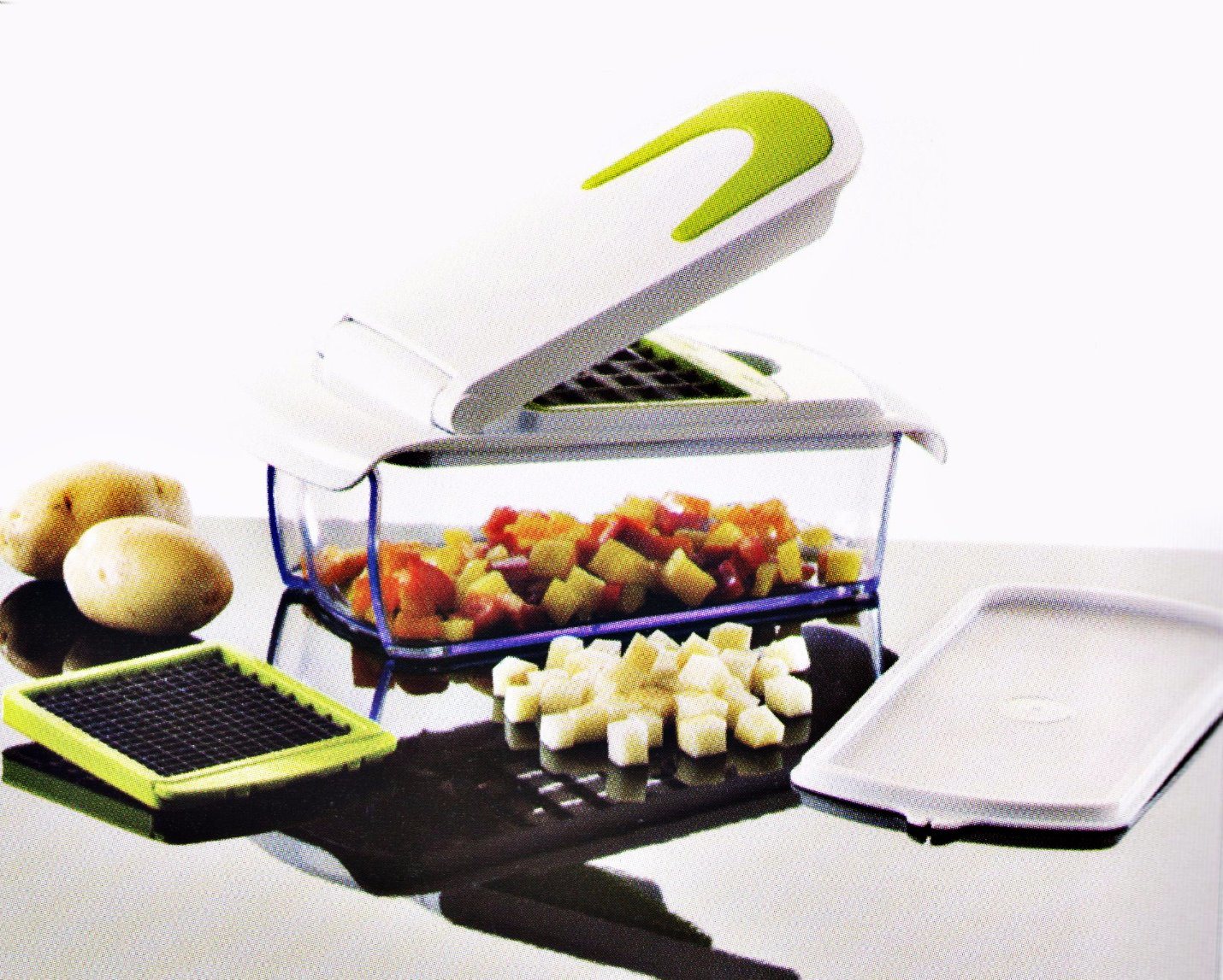 Professional China Cartoon Style Christmas Tableware -
 Multi-Functional Home Appliance Plastic Food Processor Vegetable Chopper Food Machine Set Cg058 – Long Prosper
