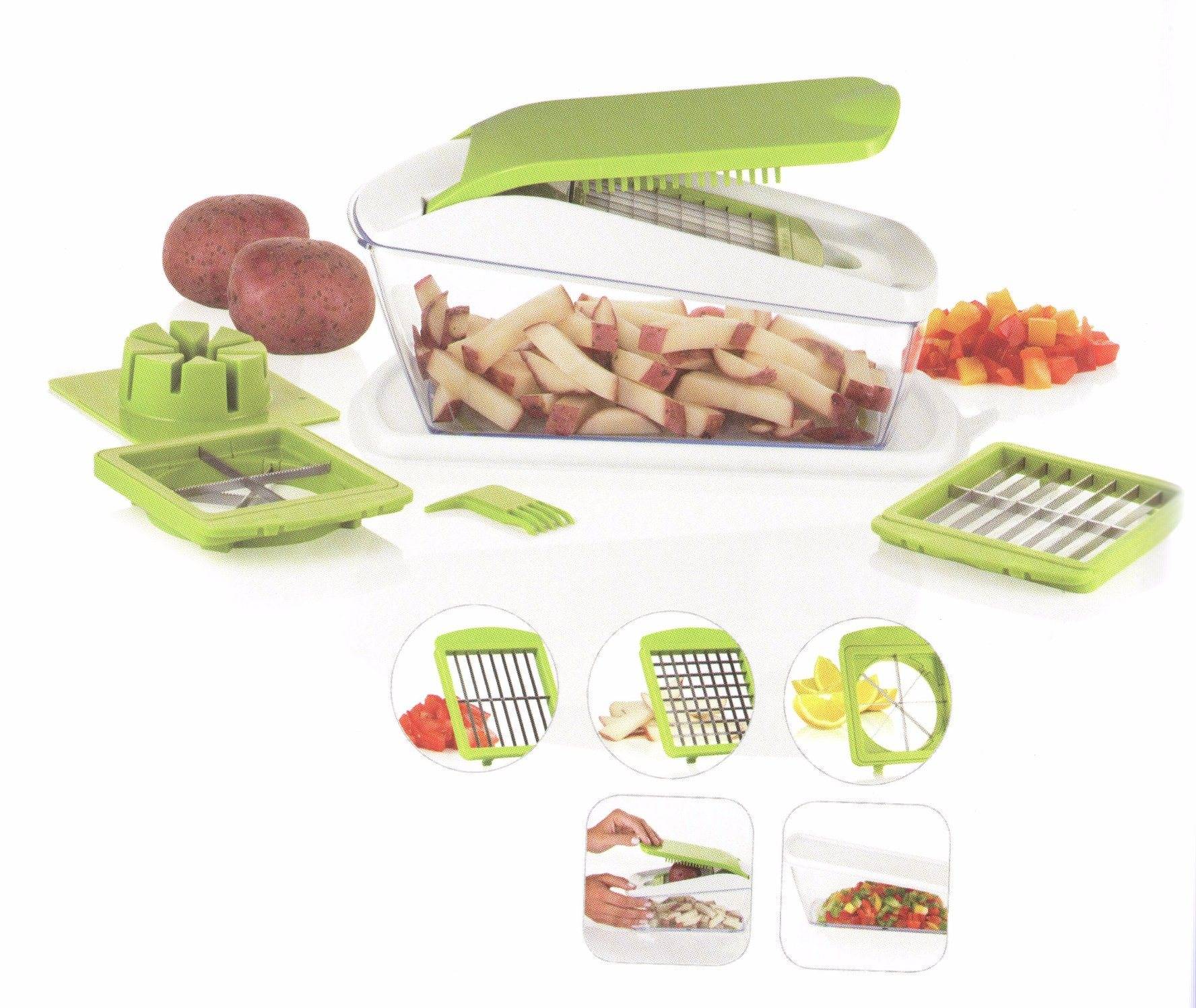 Free sample for Non-Stick Cookware Sets -
 7PCS Home Appliance Plastic Food Processor Vegetable Chopper Food Machine Cg063 – Long Prosper