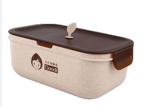 Chinese wholesale Electrical Kettle -
 Nature Wheat Fiber Husk Fiber Dinnerware Lunch Box No. Gd007 – Long Prosper