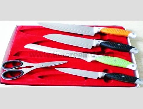 Chinese wholesale Electrical Food Pan Carriers -
 Home Appliance Stainless Steel Kitchen Cutlery Knife / Knife Set Kn12 – Long Prosper