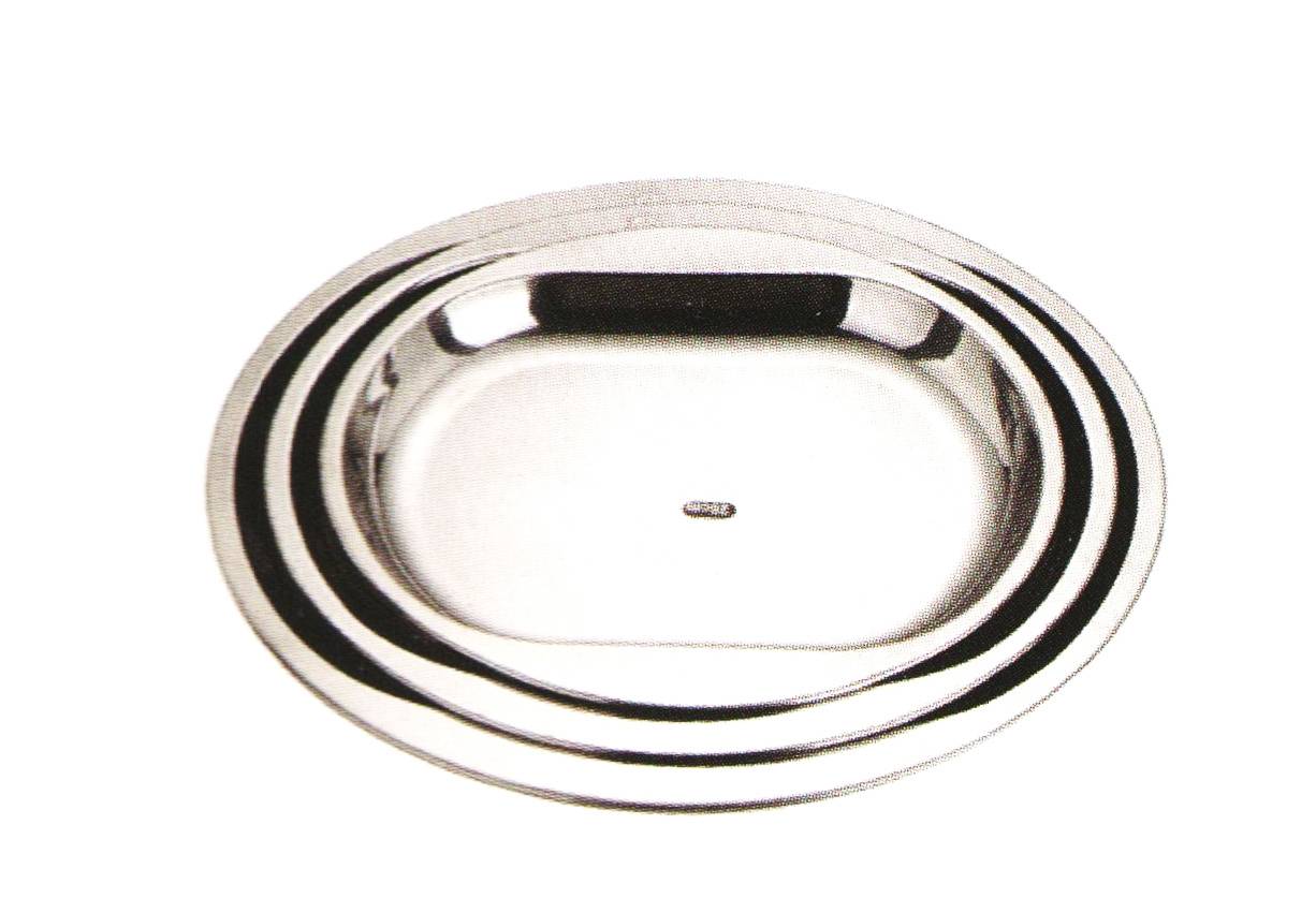 OEM manufacturer Cookware For Home -
 Stainless Steel Kitchenware Round Tray Sp023 – Long Prosper