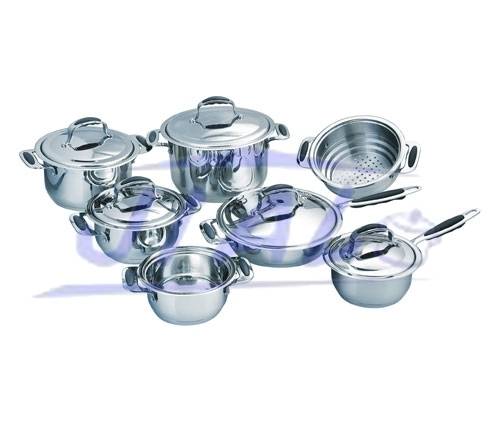professional factory for Stainless Steel Pot -
 Stainless Steel 12PCS Cookware Set S114 – Long Prosper