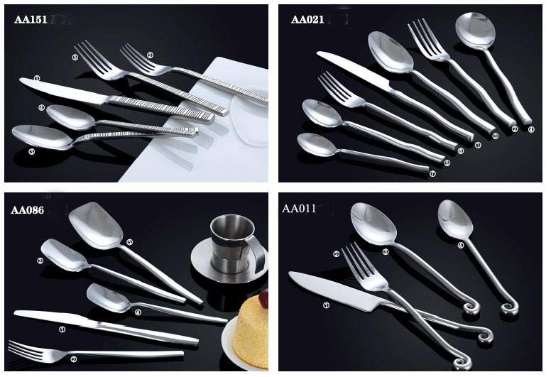 Special Price for Wheat Straw Dinner Ware Set -
 High Quality Stainless Steel Cutlery Dinner Set No. AA151-021-086-011 – Long Prosper