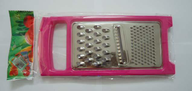 Manufacturer for Stainless Steel Spoon -
 Flat Stainless Steel Vetagetable Grater with Plastic Handle No. G009 – Long Prosper