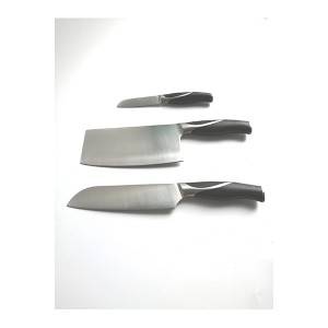Stainless Steel Kitchen Knives Set with Painting No. Knf-0003