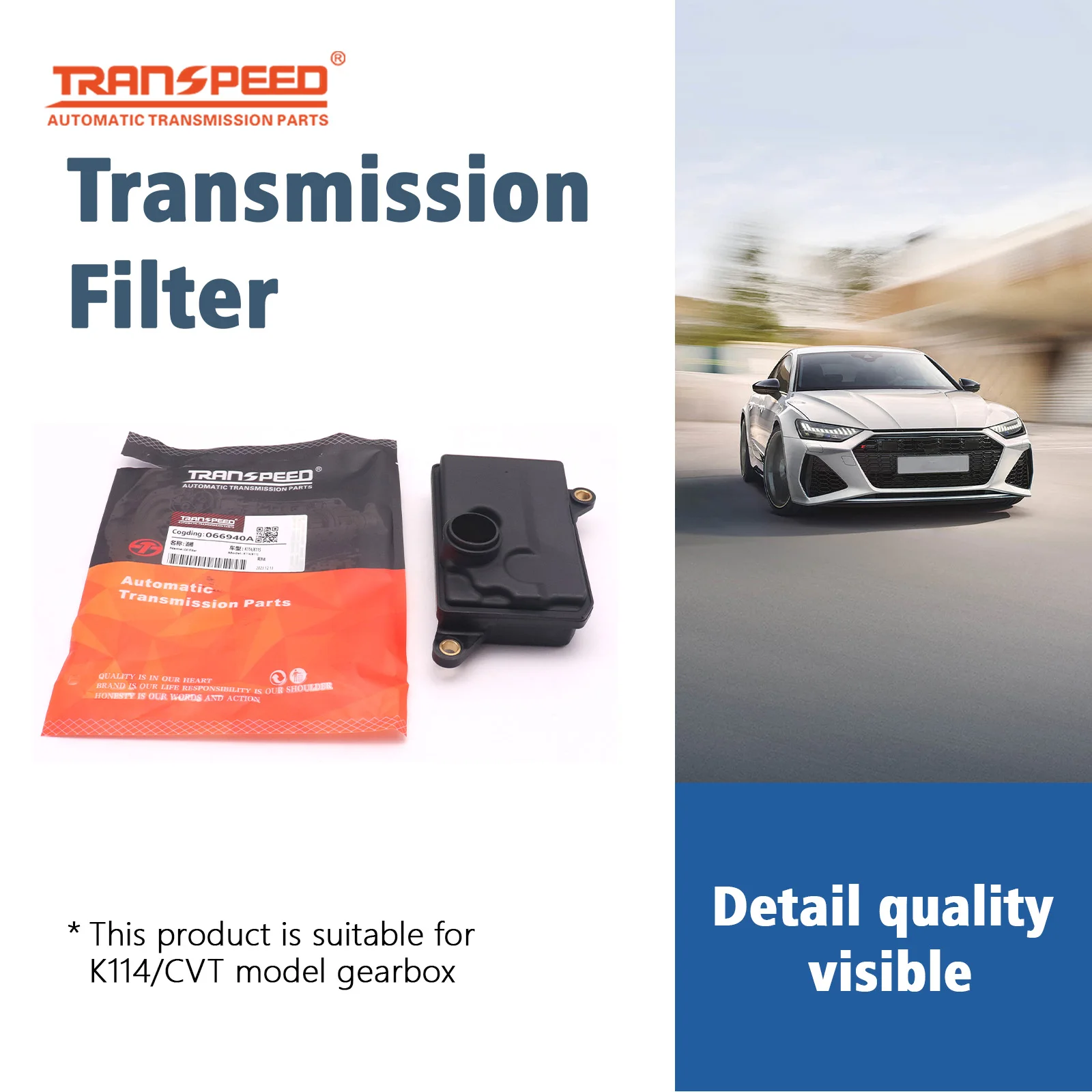 TRANSPEED K114 CVT Automatic Transmission Oil Filter