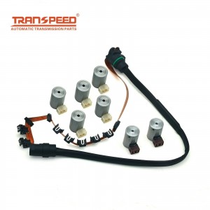 TRANSPEED 01M VW095 01N 01P Wire Harness+Shift Solenoid+Oil Presssure Solenoid Rebuild Kit
