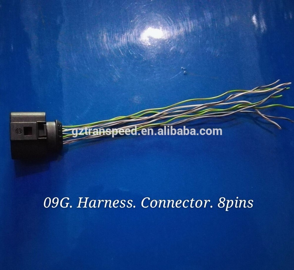 Conector 8 pernos del arnés de cable de la caja de cambios de la transmisión automática 09G