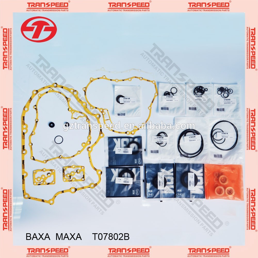 MAXA BAXA automatic transmission overhaul kit T07802B gearbox repairing kit,seal kit part