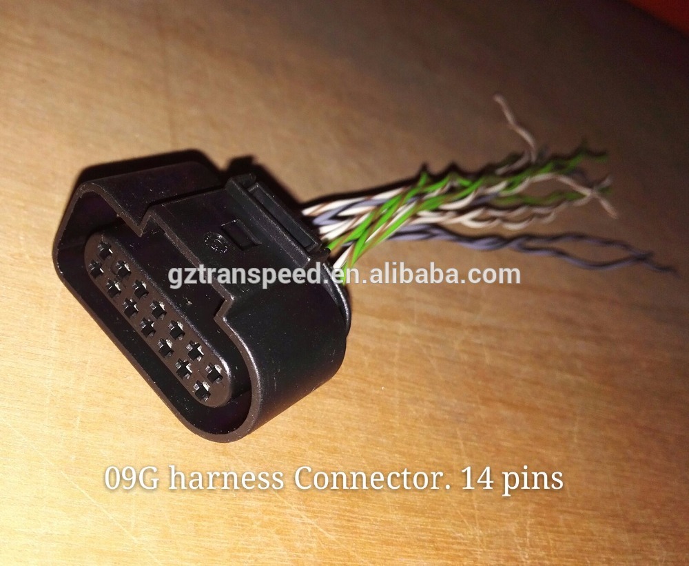 Transpeed transmission harness connector for vw 14 pins connector
