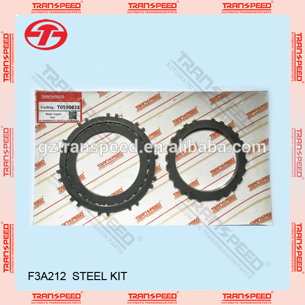 Transpeed automatic transmission parts F3A212 steel kit T059081E clutch kit