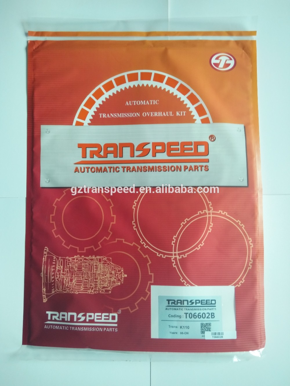 Transpeed transmission K110 cvt T06602B overhual kit