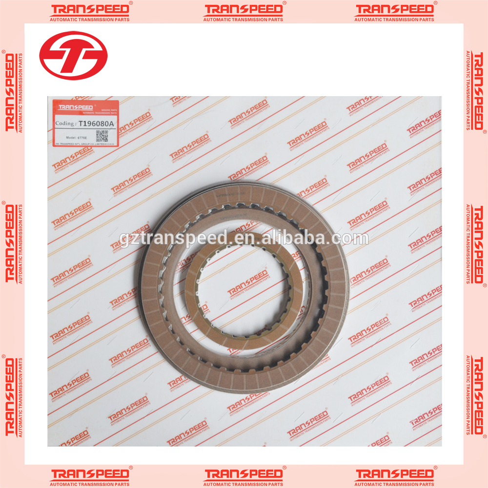 Transpeed 6T75E 6T70E automatic transmission friction kit clutch plate kit for BUICK auto parts
