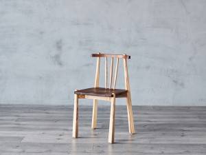 Restaurant Wooden Walnut Lounge Chair