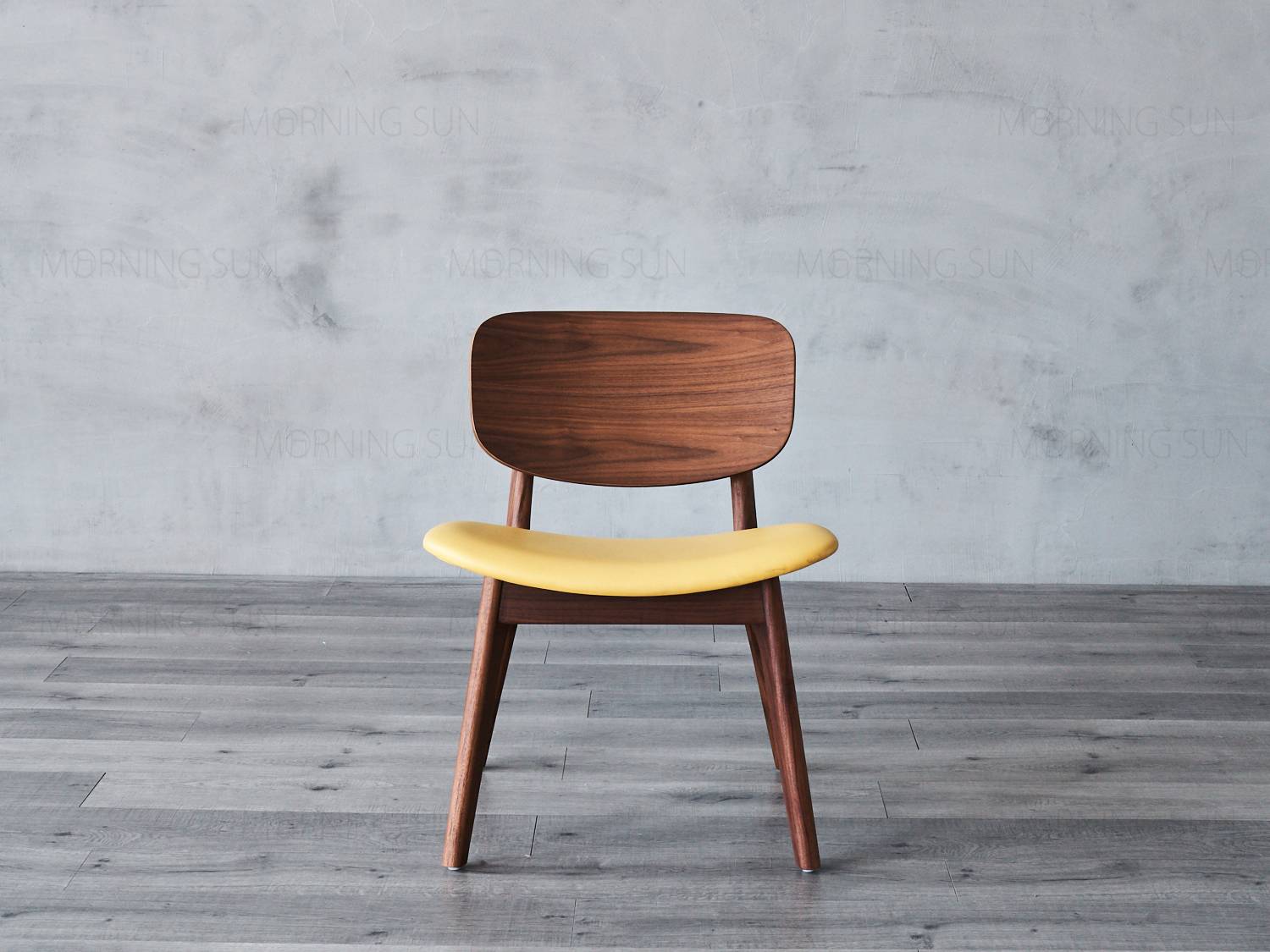 Modern Dining Wooden Chair With Fabric Seat Featured Image