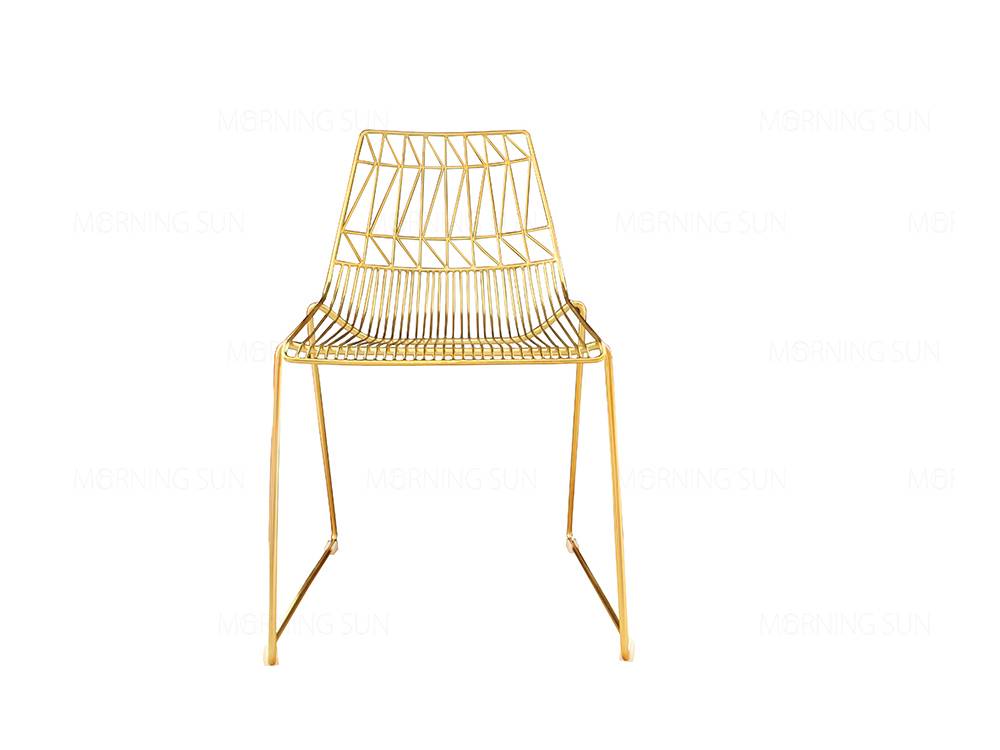Industrial Steel Outdoor Dining Chair Featured Image