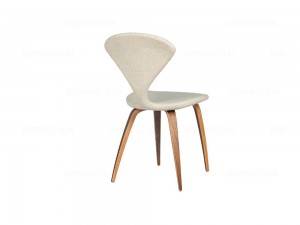 Professional Design China Modern Home Living Dining Room Restaurant Chair with Solid Wooden Legs