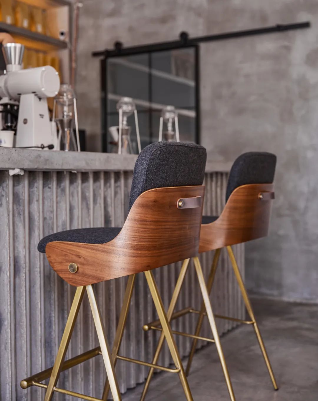 MORNINGSUN | Industrial Fun Bar Chair Collection