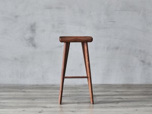 OEM manufacturer Leather Seating Stool -
 High Solid Wood Stool Chair – Yezhi