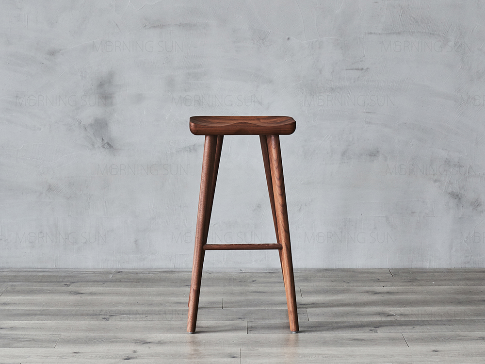 Factory Free sample Side Table Stool - High Solid Wood Stool Chair – Yezhi