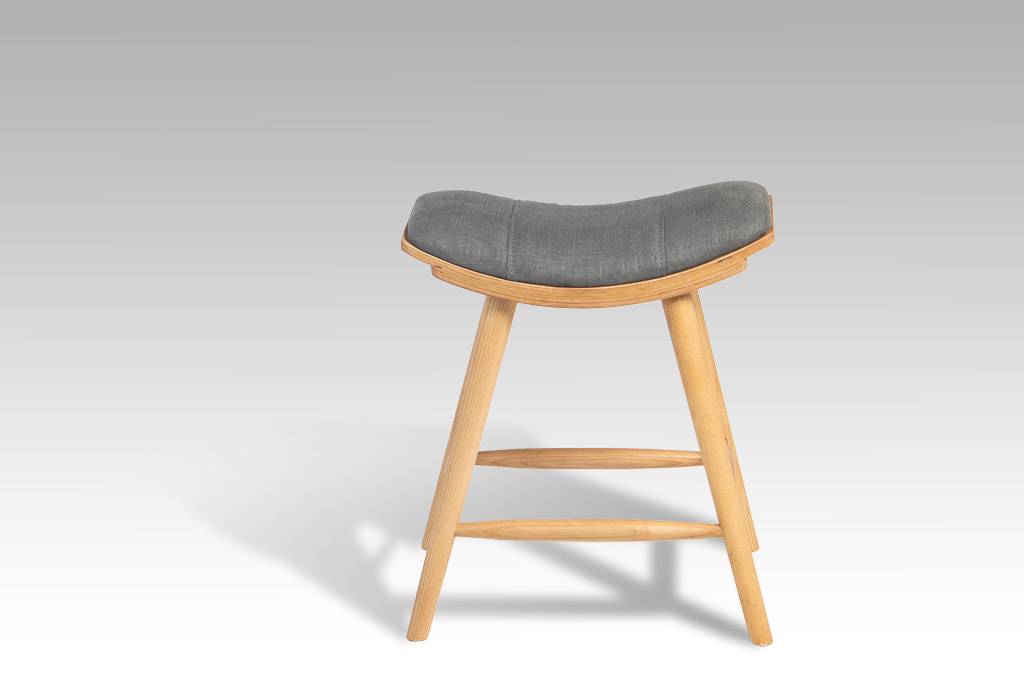 Manufacturer for Bar Stool High Bar Chair - Fabric Seat Bar Stool With Wooden Leg – Yezhi Featured Image
