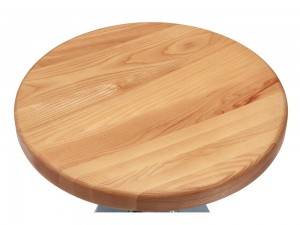 Restaurant Counter Stool With Wooden Seat