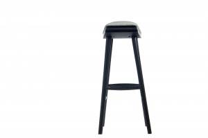 Simple Design Wooden Bar Stool With Cushion