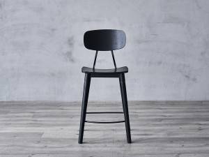 Wooden counter Stools With Metal Frame