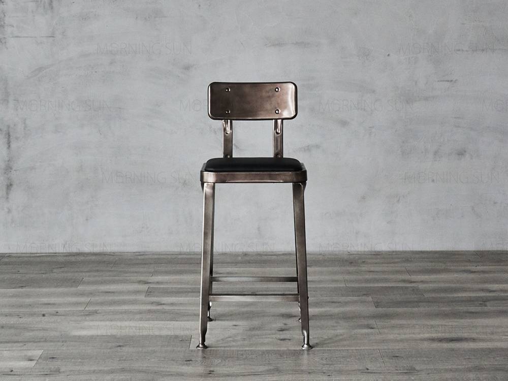 Manufacturer for Bar Stool High Bar Chair - Vintage Bar Stool with PU Leather Upholstered – Yezhi