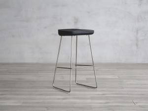 Massive Selection for Luxury Gold Modern Bar Stools -
 Metal Industrial Vintage Bar Stool with Upholstered Seat – Yezhi