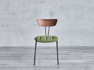 Upholstered Dinning Chair With Polywood Back