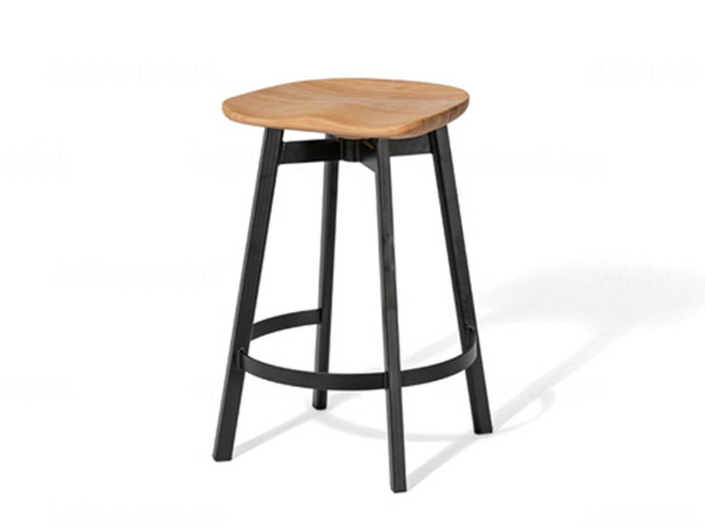 Chinese wholesale Bar Stool Dining Chair - Modern Home Design Wooden Bar Stools – Yezhi