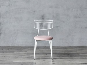 Renewable Design for High Bar Chair - Wholesale Restaurant Modern Metal Legs Dining Chair – Yezhi