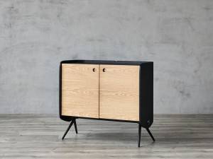 Moderne houten tv-kast mei lade