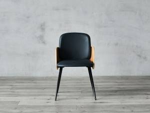صندلی های بازویی با طراحی مدرن قهوه با فریم فلزی