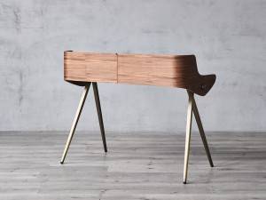 Gabinete de madera de diseño moderno Escritorio de sala de estar